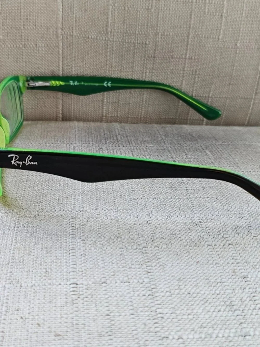 Ray-Ban Youth Eyeglasses Frame RB1530 3665 Black/Green Eyewear Glasses only